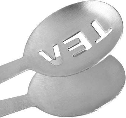 Tea Bag Squeezer,Mini Stainless Steel Round Teabag Tongs Silver Tea Bag Strainer Clip Tea Bag Holder for Gripping Ice and Loose Tea Loose Leaf