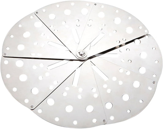 Adjustable Stainless Steel Kitchen Spill Stopper Cover, Multifunctional Anti-overflow Lid with Expandable Size for Household Cookware
