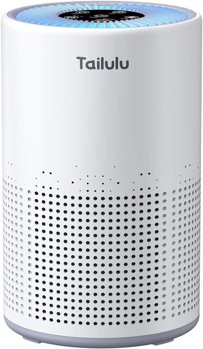 Tailulu Air Purifiers for Home 1200 Ft², H13 True HEPA Air Purifier Bedroom