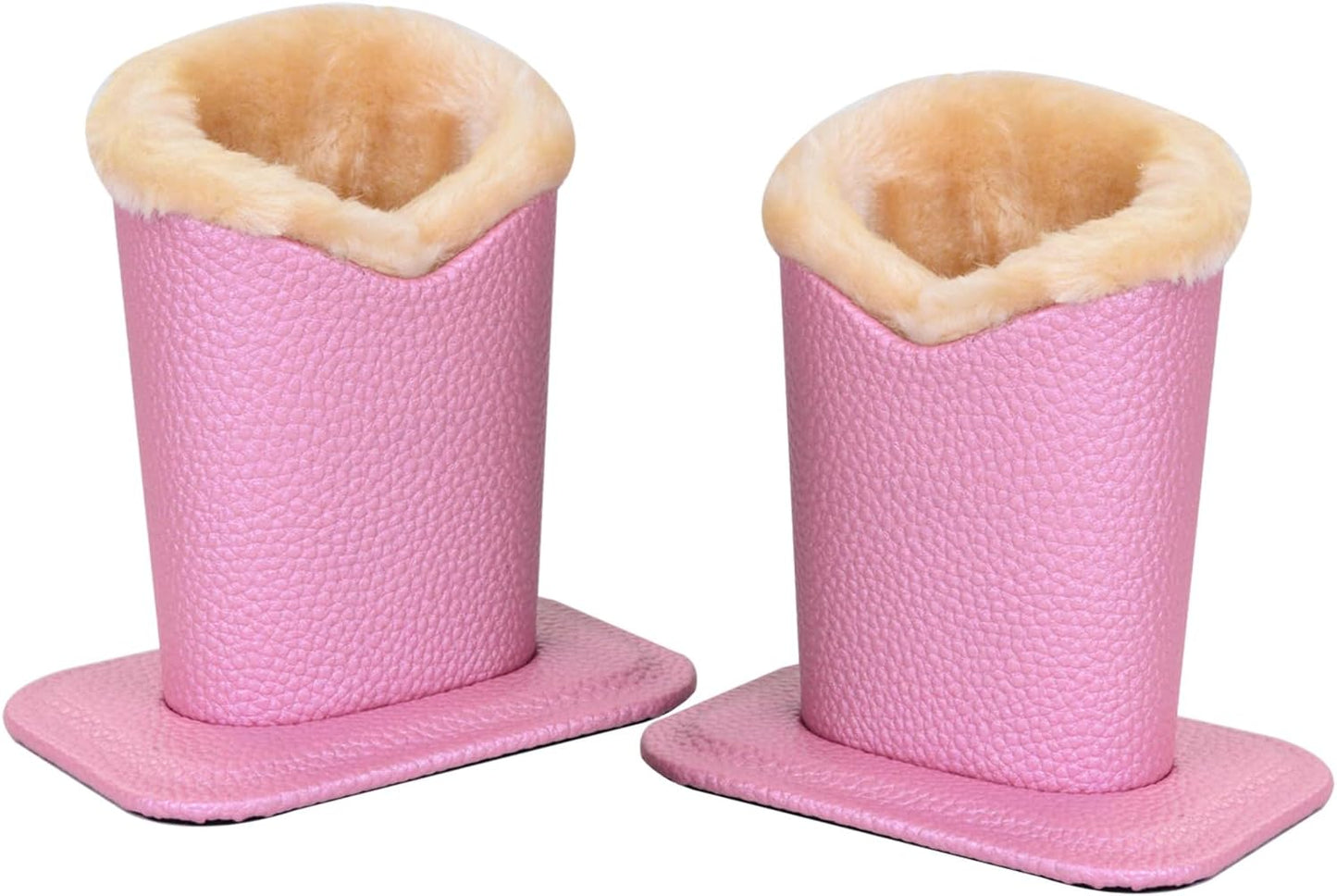 Pack of 2 Soft Plush Lined Eyeglasses Holder Stand Protective Glasses Holder Stand