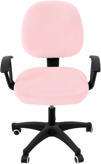 Smiry Office Computer Chair Armrest Covers, 2PCs Anti-dust Arm Rest Pad | Removable Washable Desk Chair Arm Pad Covers, Grey