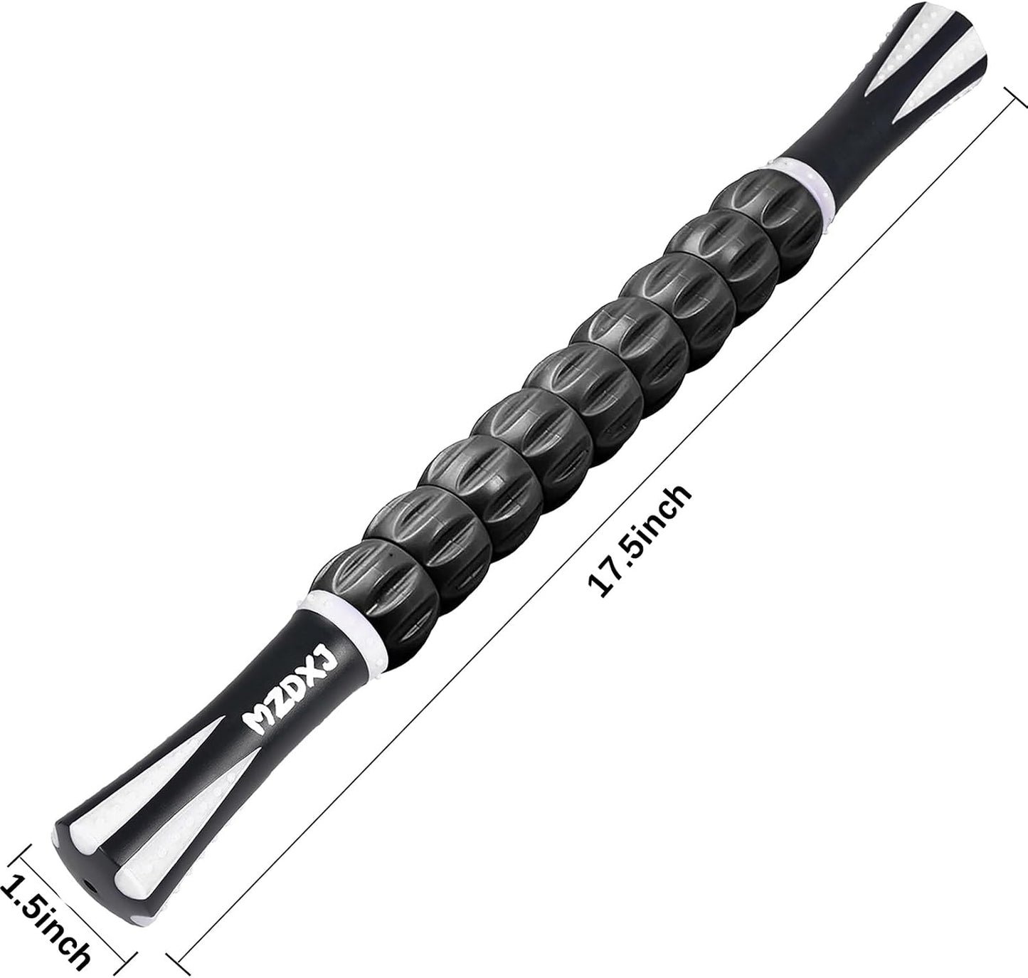 Wooden Cellulite Massage Roller for Legs and Thighs - Handheld Fascia Blaster Tool for Muscle Relief, Lymphatic Drainage & Body Sculpting - Anti Cellulite Massager for Women and Men (12 Wheel)