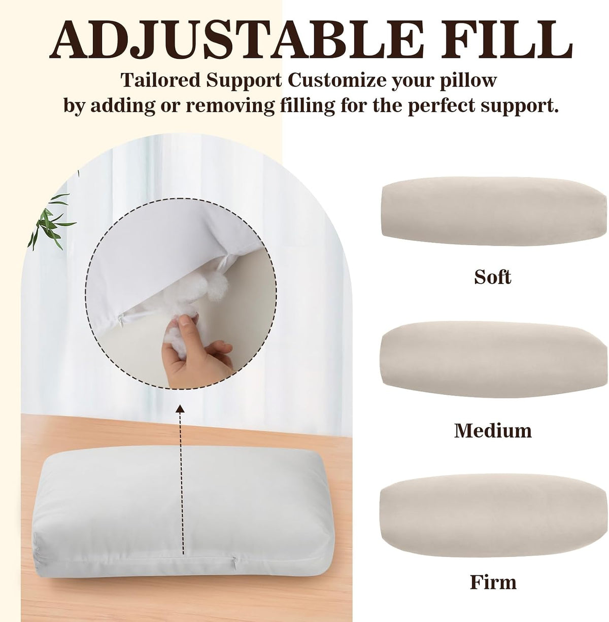 Recliner Headrest Pillow, Adjustable Comfort Neck & Head Support Pillow