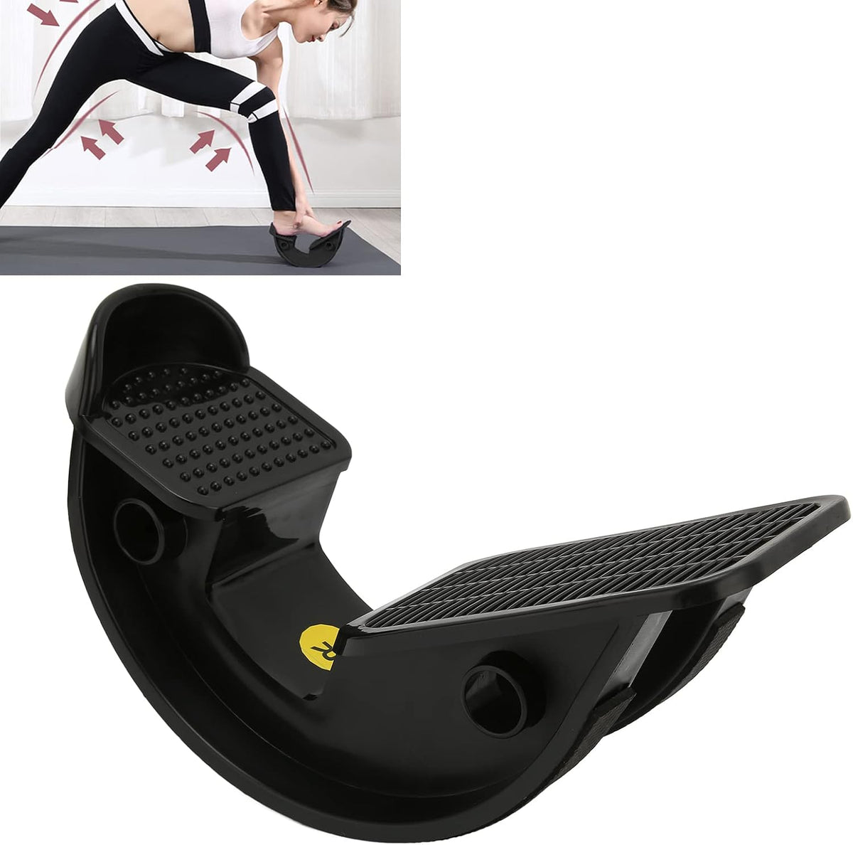 Foot Rocker Calf Stretcher, Relieve Foot Pain, Effectively Stretch Feet for Plantar Fasciitis, Achilles Tendinitis, Anti Slip Design, Ergonomic Foot Pedal, Relieve Discomfort