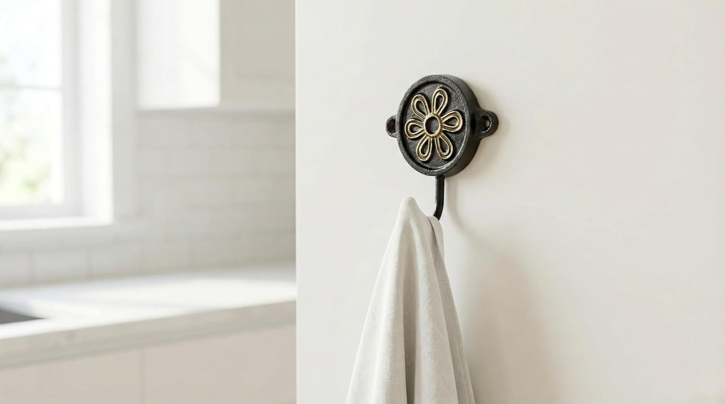 Aluminium Dog Paw Wall Hook for Wall Decor – Rustic Pet-Themed Coat Hook for Keys, Leashes, Towels, Hats & Bags – Decorative Heavy Duty Wall Mounted Hook for Entryway, Bathroom & Bedroom