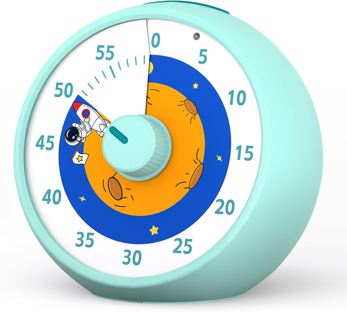 Visual Timer for Kids, 60-Minute Countdown for Classroom Office Kitchen, Desk Timer Kids Time Management Tools with Silent Operation, Pomodoro Timer Rainbow Pattern Purple