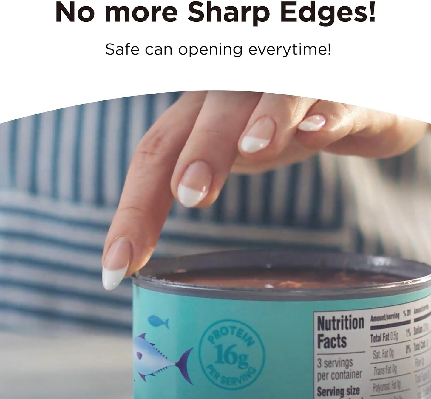 Kitchen Mama Mini Electric Can Opener Smooth Edge, White | Opens Can with One Press, Ultra-Compact Portable, Hands-Free Cordless, Safe for Seniors with Arthritis