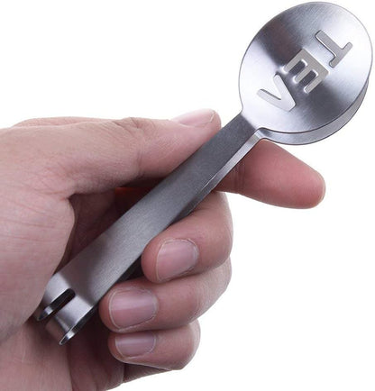 4 Pcs Stainless Steel Tea Bag Tongs Teabag Squeezer Strainer Holder Grip Metal Spoon Mini Sugar Clip Kitchen Bar Tools