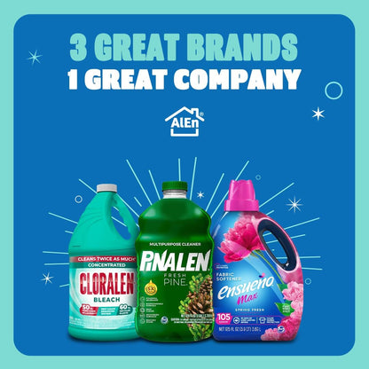 Cloralen All Purpose Cleaner with Bleach Spray - 32 fl oz - Fresh Scent | 3-in-1 Multipurpose Cleaner Spray - Deep Cleans, Eliminates Stains & Degreases