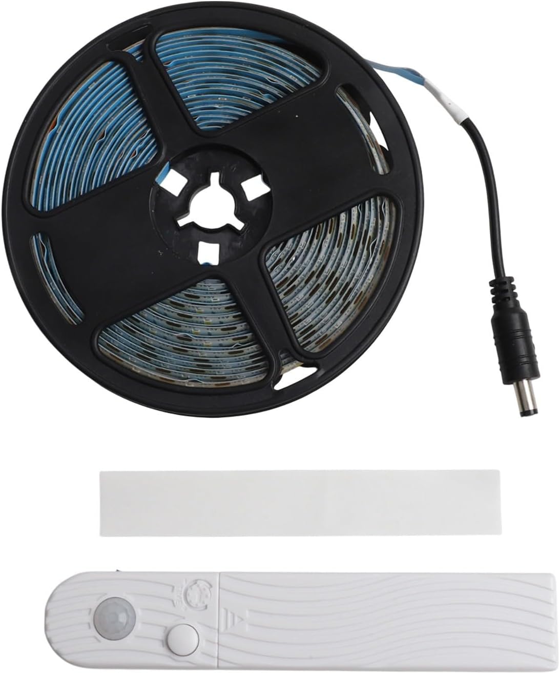 LED Motion Sensor Light For Furniture Induction Activation And for battery Powered For Cabinets And Beds(White light-1M)