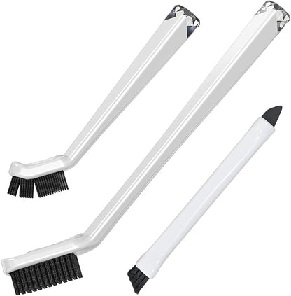 Grout Cleaning Brush Set (4 Pcs) Heavy Duty Hand Grout Scrub Brush & Detail Cleaning Brush Set for Baseboards,Floor, Corners, Shower, Bath Tub & Tiles