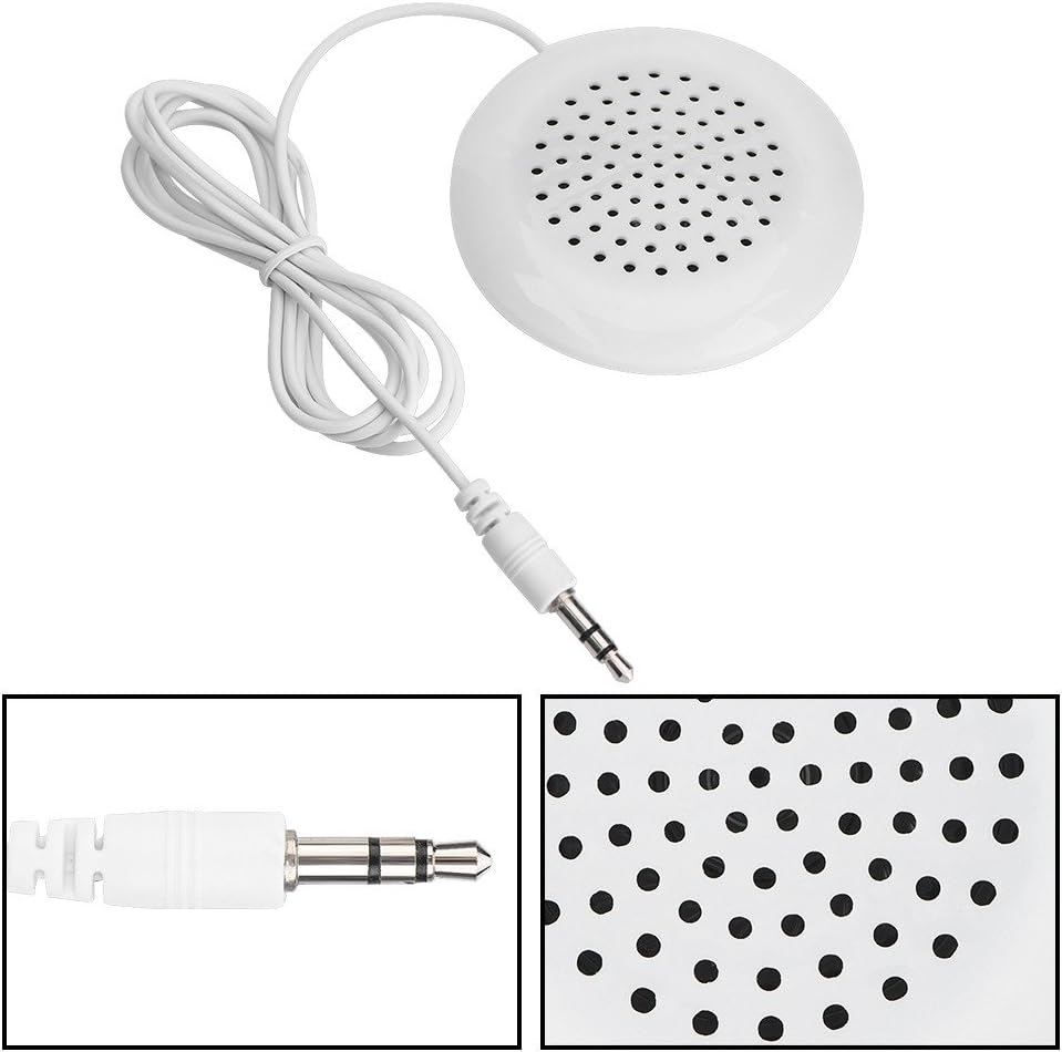 Vbest life Portable Speaker, New DIY Under Pillow Speaker 3.5mm Mini Stereo Speaker for MP3 Phone CD