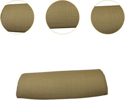 Chaise Lounge Head Pillow Neck Support Cushion Soft Removable with Elastic Band Recliner Headrest Pillow for Office Garden, Khaki
