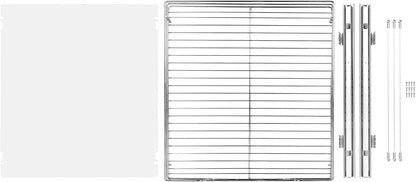 VEVOR 18.5"Wx21"Dx3.5"H Pull Out Cabinet Organizer, Heavy Duty Slide Out Pantry Shelves, Chrome-Plated Steel Roll Out Drawer, Drawer Storage for Home Under Sink, 20"Wx22"Dx7"H Install Size for Cabinet