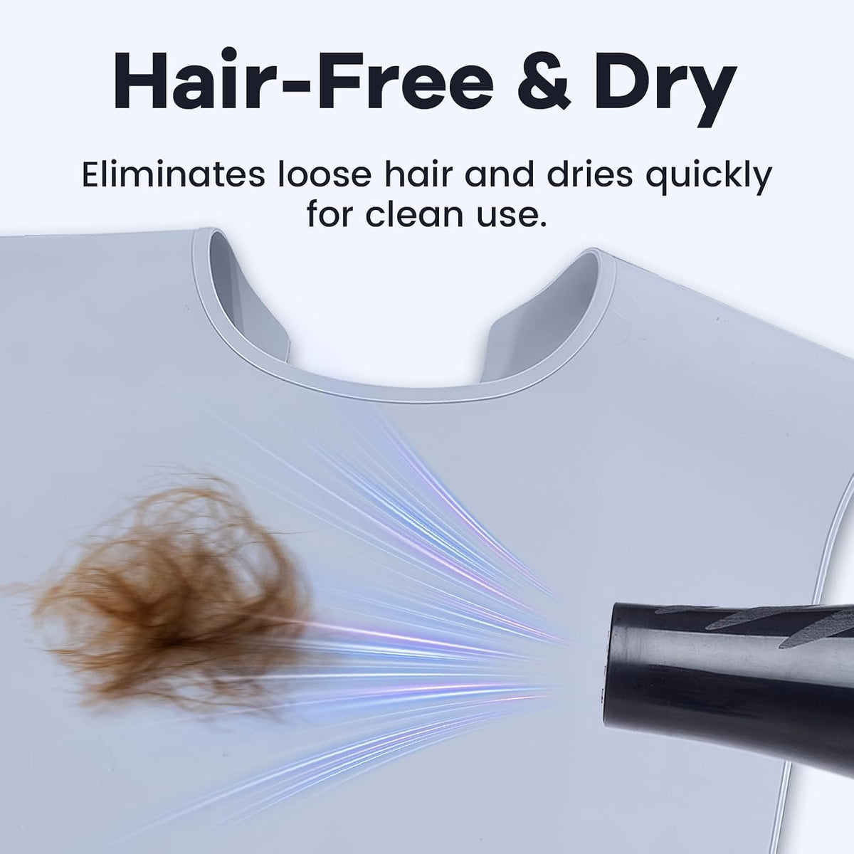 Wokyo Silicone Hair Cutting Collar, Non-slip Hair Cutting Mat Haircut Cape Catcher Neck Wrap Guard Neck Fitting Accessories