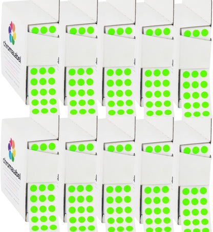 Dark Blue, Red & Yellow Dots, 1/4 Inch, 1000/Box Each Color | Writable Semi-Gloss Circle Labels in Dark Blue, Red and Yellow for Offices, Retail and Classrooms. Made in USA - Colors A