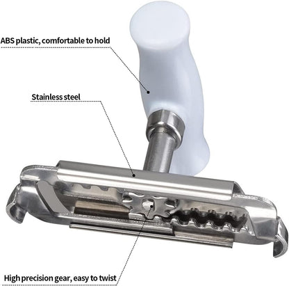 Kichwit Jar Opener for Arthritis, Stainless Steel | Jar Lid Opener for Small and Medium Jar Lids