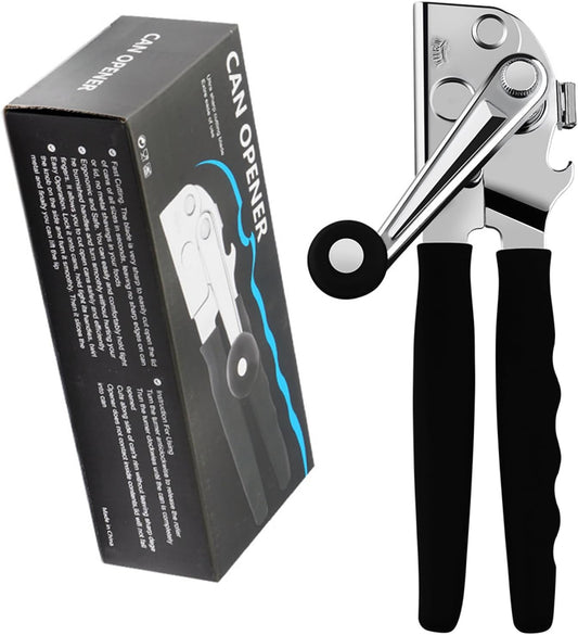 Commercial Can Opener, Heavy Duty Can Opener Manual with Magnet