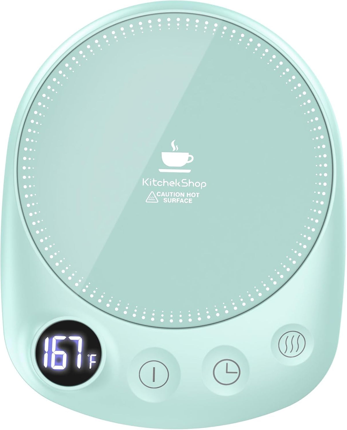 Coffee Mug Warmer-Fastest Heating & Highest Temperature, Coffee Cup Warmer for Desk Auto Shut Off, 4 Temp Settings & 1-12H Timer, Smart Electric Mug & Candle Warmer for Coffee, Tea (Black)