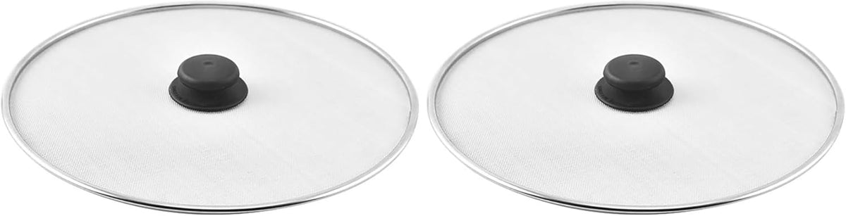 Fox Run Splater Shield, Stainless Steel Mesh Splatter Screen For Frying Pans, 13 Inches