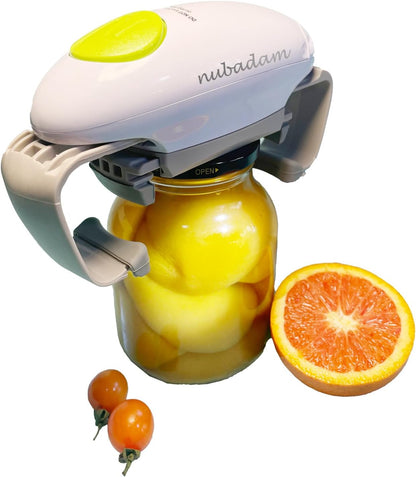 Electric Jar Opener for Seniors with Arthritis, Automatic One Touch Jar Opener for Weak Hands, Fits 1.2"-3.5" Lids