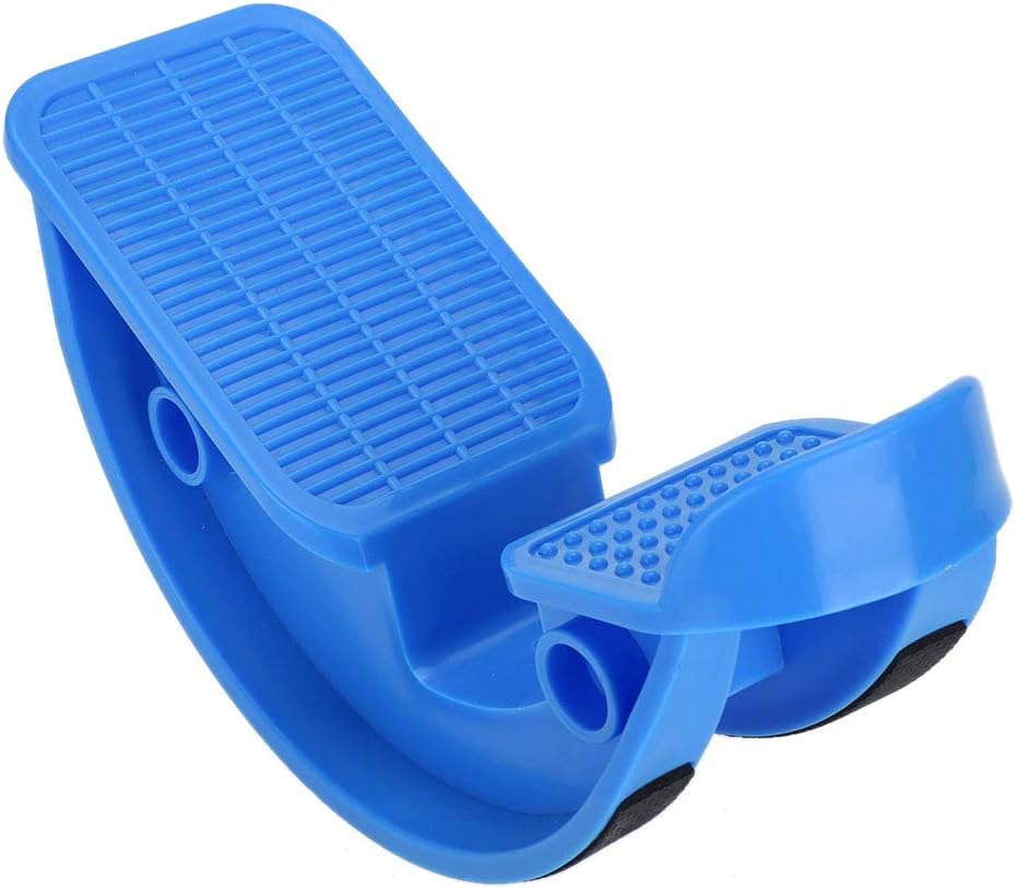 Portable Calf Stretcher Foot Rocker, Blue Physical Equipment for Plantar Fasciitis Relief, Home Fitness Stretching Device for Ankle Pain Recovery