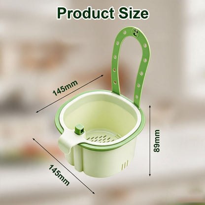 Cactus Kitchen Sink Strainer Baske, Hanging Sink Drain Basket | Self-Cleaning Faucet Hanging Filter Basket, Presses to Release Waste Baskets, Multifunctional Kitchen Sink Strainer