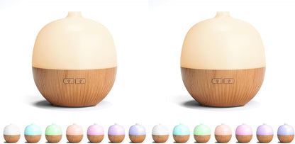ARVIDSSON Essential Oil Diffuser, 100ml Small Aromatherapy Diffuser with Mood Light, Ultrasonic Oil Diffusers for Home, Mini Diffuser for Essential Oils, Gift for Women
