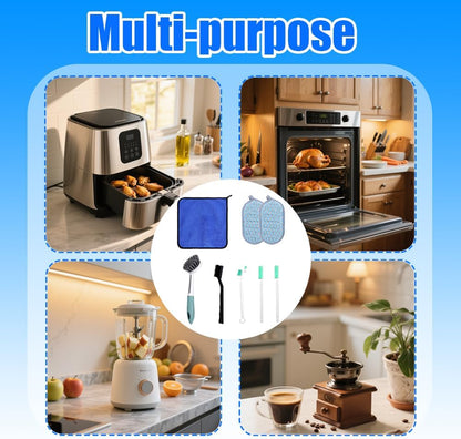 Air Fryer Cleaning Tools Set, Airfryer Cleaner Brush, Air Fryer Accessories（8 Pcs）