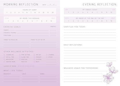 Wellness: A Day and Night Reflection Journal (Inner World)