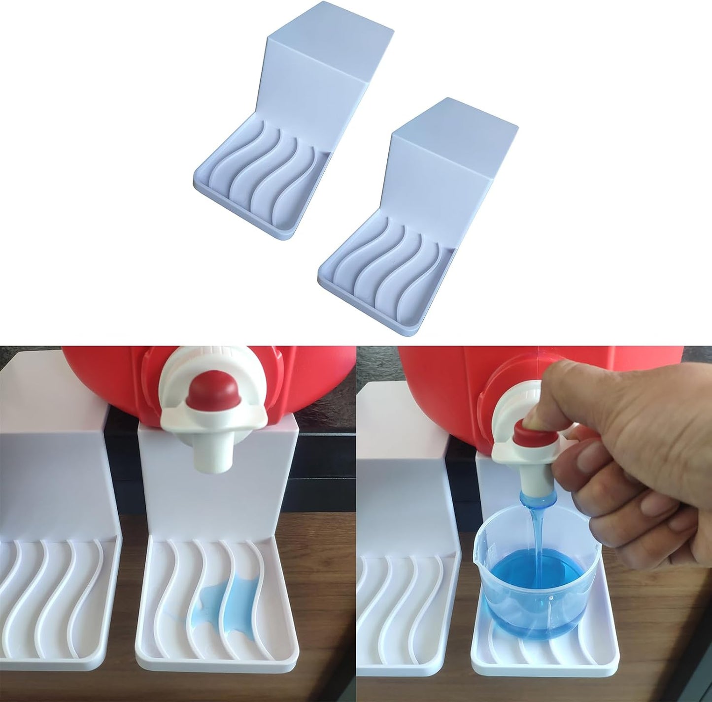 Laundry Detergent Drip Catcher to Mess Detergent Station Tub Organizers Slide Holder Cup Under Soap Laundry Bath Sturdy Cup Holder Room Accessory Storage Supplies Organizers Mess Tub