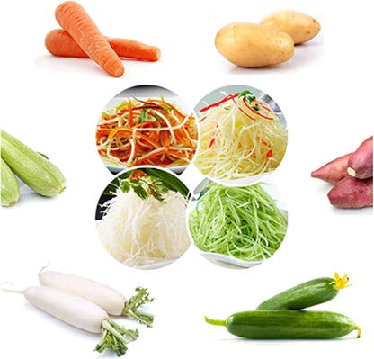 Vegetable Spiralizer, Spiral Veggle Slicer, Handheld | Zucchini Noodle Maker, Spiral Vegetable Cutter, For Zucchini, Squash, Cucumbers, Carrots, Veggie Spaghetti Pasta Noodles