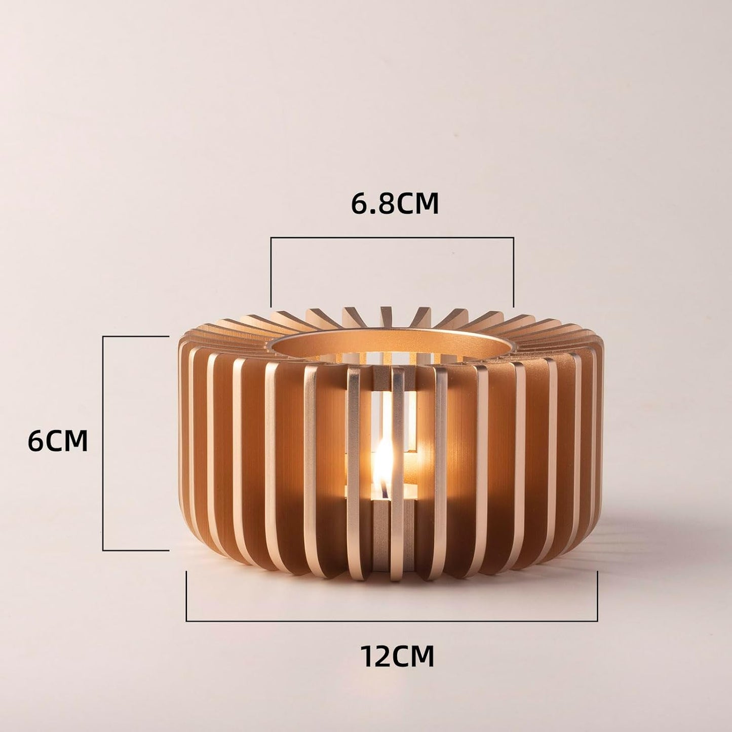 Teapot Warmer, Metal Teapot Heater - Modern Design with Tealight Holder - Heavy Duty & Decorative Candle Holder Stands for Heat Food Coffee Milk or Tea Suitable for All Teapots
