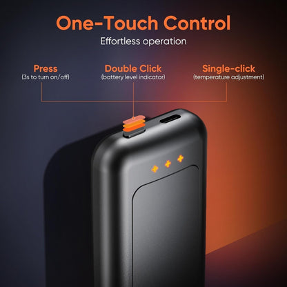 Hand Warmers, Hand Warmers Rechargeable, Reusable Portable Electric Hand Warmer, Fast Intelligent Heating in 1 Second, Gifts for Christmas, Outdoor, Golf, Hunting, Camping Accessories