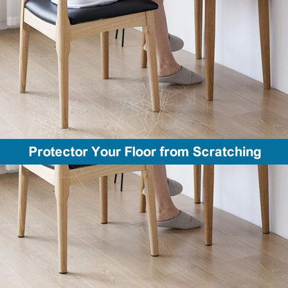 Shintop 50pcs Self-Adhesive Felt Pads for Furniture Protectors (Black) | Helps Prevent Floor Scratches, Cushions Furniture Feet, For Chairs and Tables on Hardwood and Laminate Floors