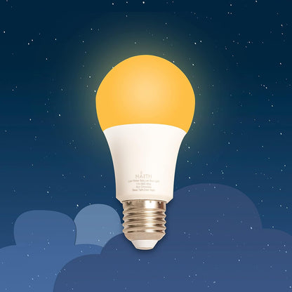 Amber Light Bulbs for Sleep I 1800K Warm Light Bulbs for Bedside Lamp I 3.5W E26 Led Bulb (60W Equiv) Orange Led Lights for Bedroom Soft Warm Lighting I Dim Night Light for Kids Room Warm Light Lamp