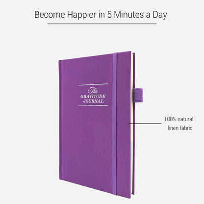 The Gratitude Journal 2026: Daily Gratitude Practice to Inspire Thankfulness, Mindfulness, Positivity, Happiness, Upgraded with Pen Holder, Inner Pocket & Elastic Closure Band (Beige)