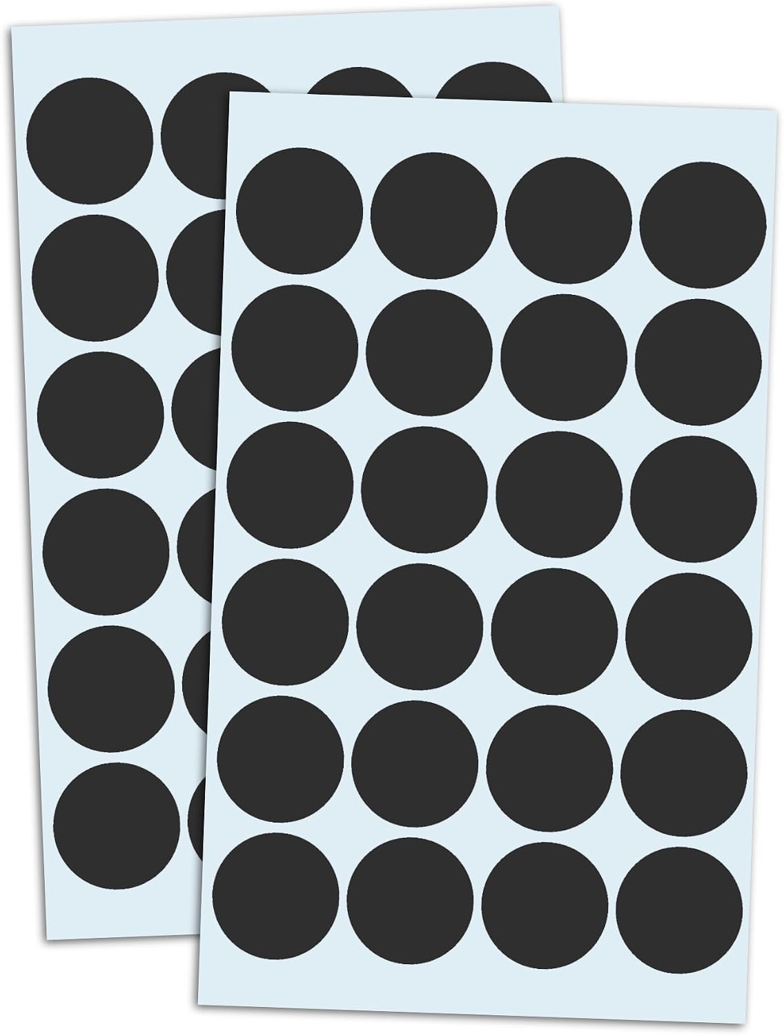 600 Pack, 1" Round Colored Dot Stickers Labels - 6 Colors