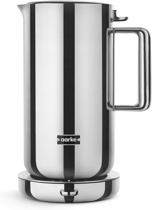 Aarke Kettle - Electric Stainless Steel Tea Kettle 1.2L (40oz), Steel