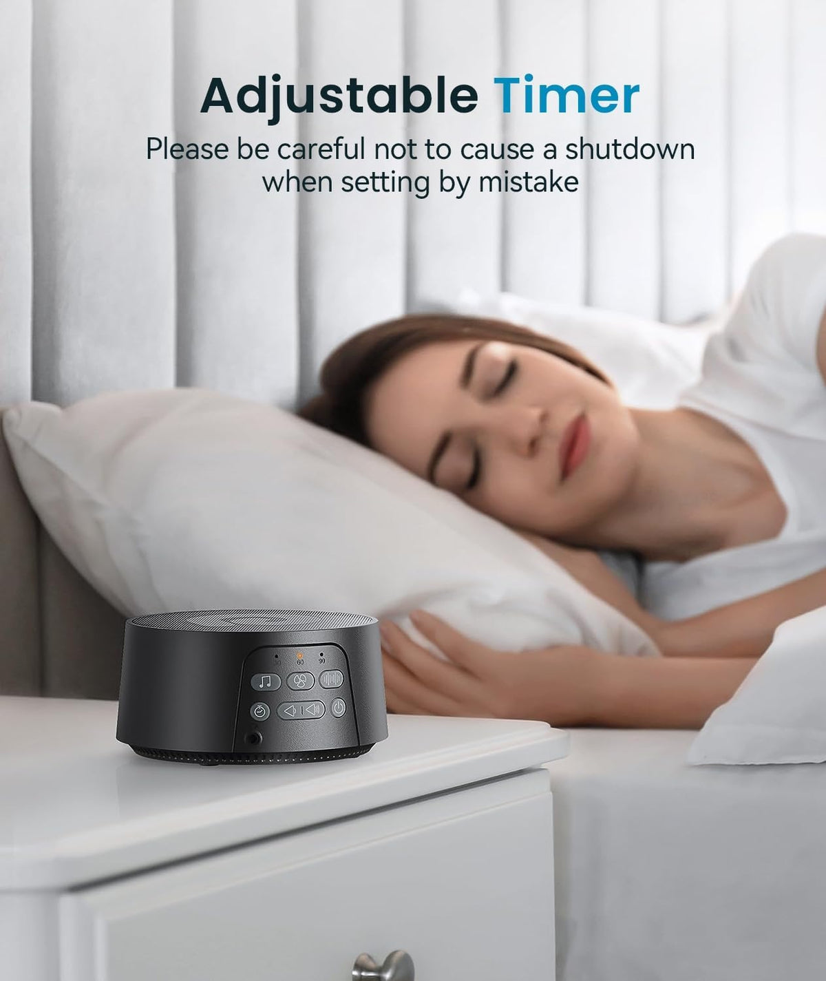 Dreamegg White Noise Machine, Sound Machine for Sleeping Baby, Kids, Adult