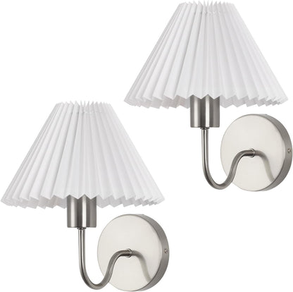 Rechargeable Battery Operated Wall Sconce Sets of 2, 15 Colors Wireless gooseneck Black Wall Lights Fixture with Dimmable Bulbs and Remote, Not Hardwired Wall Mounted Lamps for Bedroom Living Room