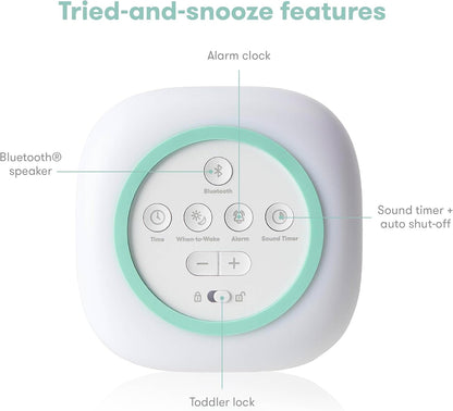 Frida Baby 3-in-1 Alarm Clock, Sound Machine, Nightlight, Bluetooth Enabled