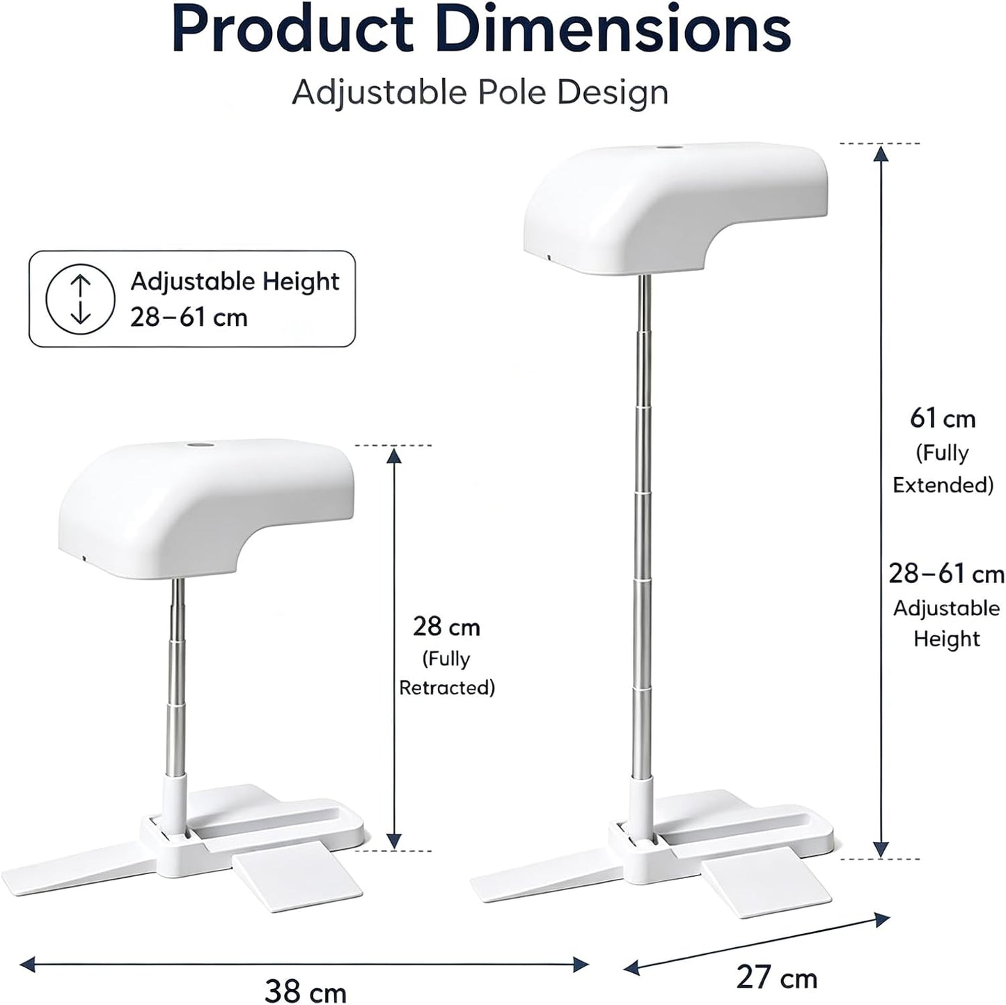 Bed Cooling Fan Under Sheets,Mattress Cooler Sleep Cooling System (white) | 5 Speeds Rechargeable Cooling Fan for Beds, Adjustable Height Mattress Fans for Under Blankets, Fits Most Mattress Heights