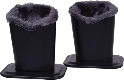 Pack of 2 Soft Plush Lined Eyeglasses Holder Stand Protective Glasses Holder Stand