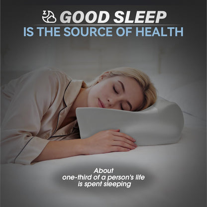 ABLEGRID Memory Foam Cervical Neck Support Pillow,Contour Cooling Gel Pillow for Neck Shoulder Pain Relief,Odorless Ergonomic Orthopedic Adjustable Deep Sleep Bed Pillow for Side,Back,Stomach Sleepers