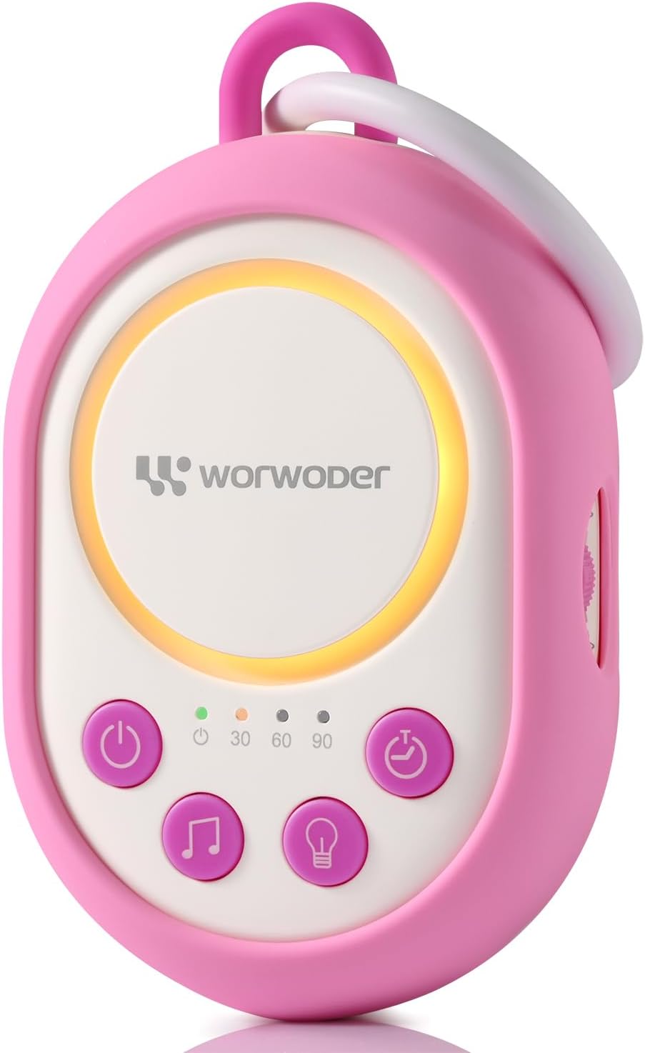 2026 Mom's Choice Awards | White Noise Sound Machine Baby with Night Light, 20 Soothing Sounds, 22 Hours Battery Life, Travel, Registry Gift, Shower, Clips on Baby Stroller (Blue)