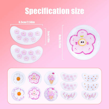 Cooling Eye Mask - Gel Ice Pack Reusable Cooling Eye Pads and Under Patches,Eye Hot Cold Treatment for Redness,Pain Relief Relax.