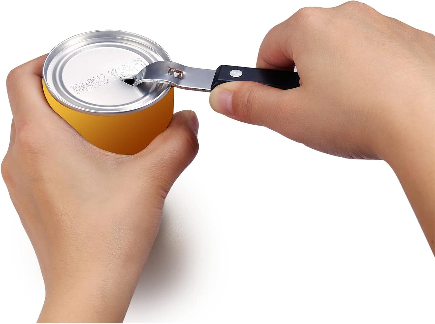 HANCELANT Can Punch Bottle Opener, Manual Stainless Steel Can Opener 1 Pack