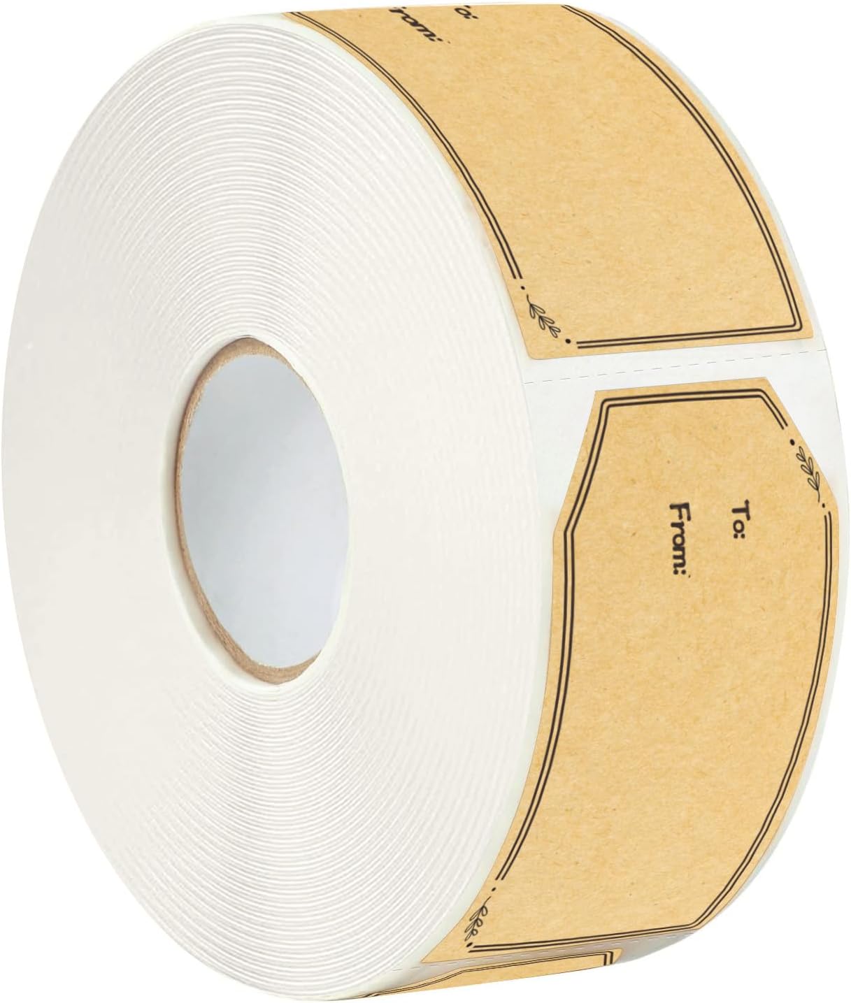 1000 Blank Removable Freezer Labels, Blank Removable Labels Water Oil Resistant with Perforation Line for Food Containers Jars Pantry Organization (Each Measures 1x 3 Inch)