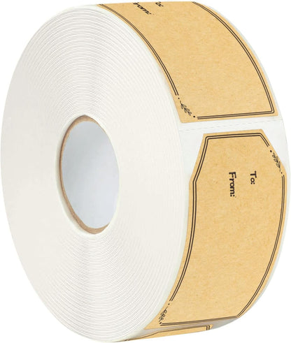 1000 Blank Removable Freezer Labels, Blank Removable Labels Water Oil Resistant with Perforation Line for Food Containers Jars Pantry Organization (Each Measures 1x 3 Inch)